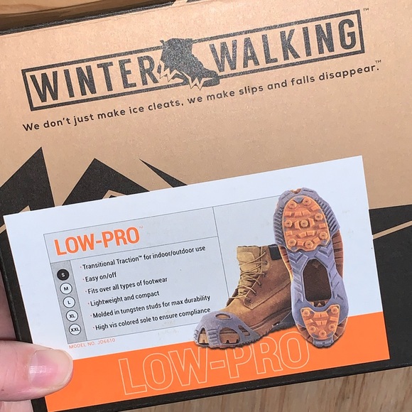 Winter walking low-pro easy on & off ice cleats size S - Picture 4 of 4